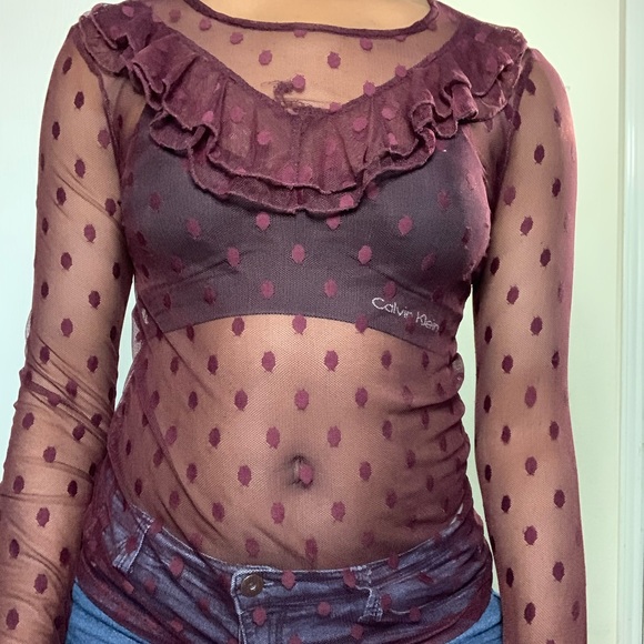 Sheer top - Picture 3 of 4